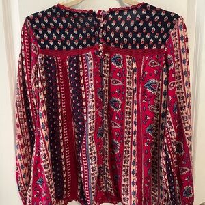 Anthropology boho shirt
